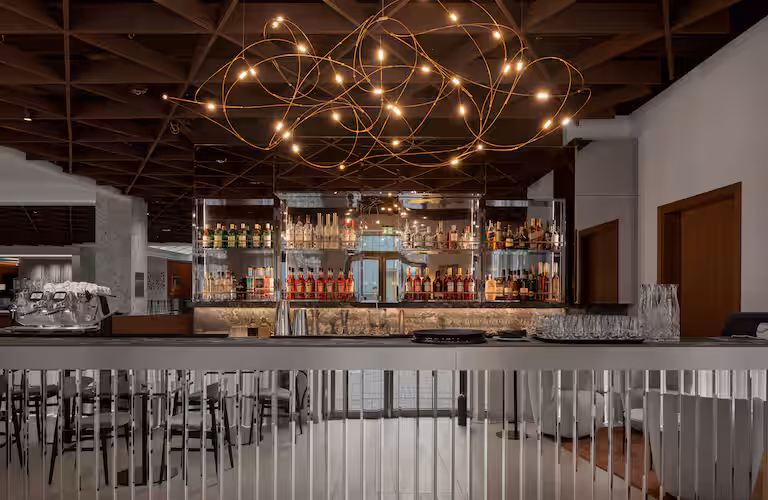 The interior of Iceland Parliament Hotel in Reykjavik 